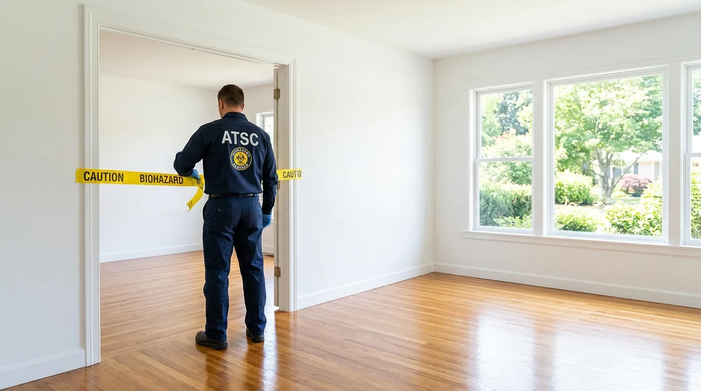 Certified biohazard cleanup crew performing Crime Scene Cleanup in Donna